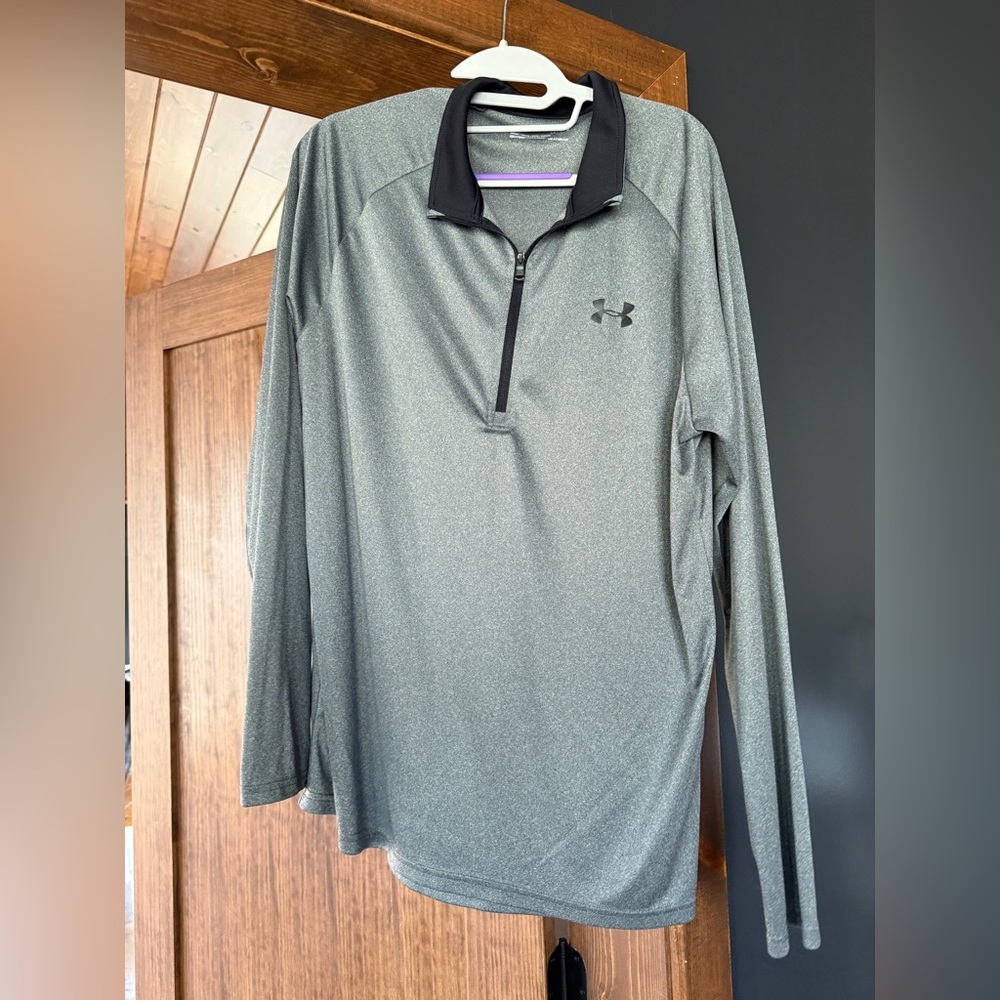 Under Armour Charcoal Quarter-Zip Top